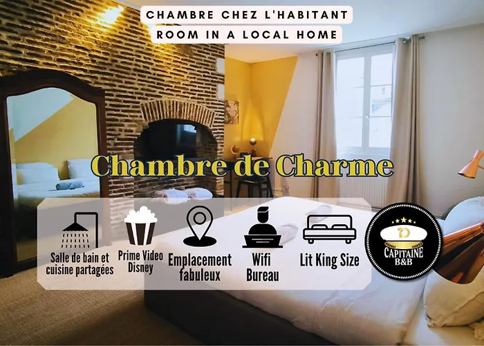 Chambre Privee Confort Charme Hypercentre Chez L\'Habitant
